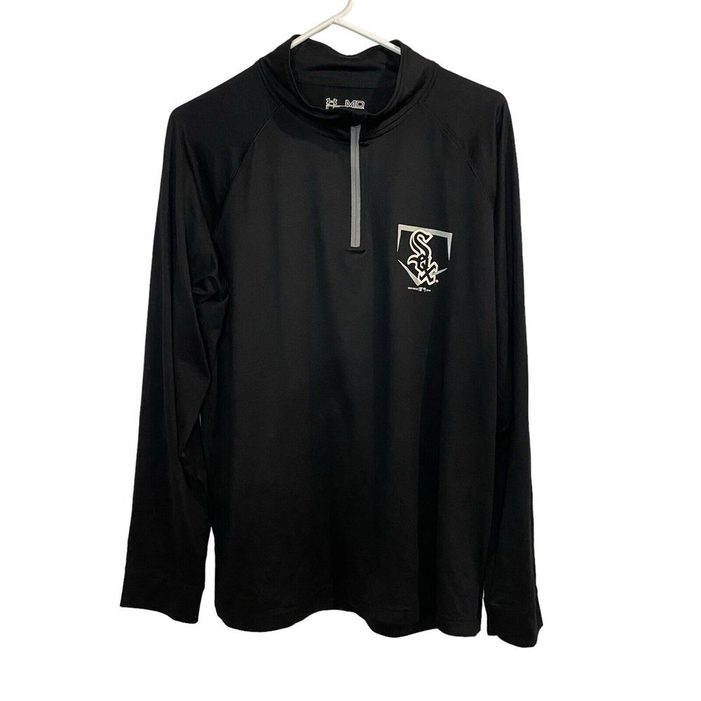 Chicago White Sox MLB Under Armour‎ 1/4 Zip Pullover Sweatshirt Men Size Medium